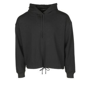 Stampd Oversized Cropped Hoodie Black LG